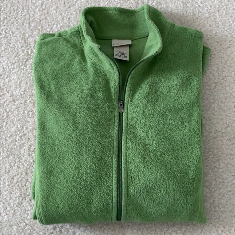 LLBean Lightweight Full Zip Fleece